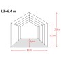 Carpa para ganado desmontable PVC verde oscuro 550g/m² 3,3x6,4m de vidaXL, Cría de animales - Ref: Foro24-3055649, Precio: 87...