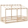 Kinderbett mit massivem Kieferndach in Weiß 80x200 cm von , Betten und Lattenroste - Ref: Foro24-847004, Preis: 126,40 €, Rab...