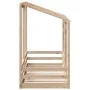 Cama infantil con techo madera maciza pino 90x190 cm de , Camas y somieres - Ref: Foro24-847006, Precio: 106,89 €, Descuento: %