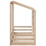 Children's bed with solid pine wood roof 90x190 cm by , Beds and slatted bases - Ref: Foro24-847006, Price: 107,87 €, Discoun...