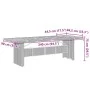 Garden dining set 9 pieces and gray synthetic rattan cushions by , Garden sets - Ref: Foro24-3277595, Price: 1,00 €, Discount: %