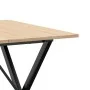 Dining table with solid pine wood and iron frame 90x90x75 cm by , Kitchen and dining tables - Ref: Foro24-3282696, Price: 89,...