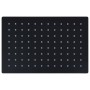 Cabezal ducha efecto lluvia acero inox cuadrado negro 30x20 cm de vidaXL, Cabezales de ducha - Ref: Foro24-147700, Precio: 26...