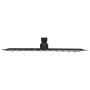 Cabezal ducha efecto lluvia acero inox cuadrado negro 30x20 cm de vidaXL, Cabezales de ducha - Ref: Foro24-147700, Precio: 26...