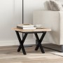 Massivholz-Kiefer- und Eisenrahmen-Couchtisch 50x50x35,5cm von , Couchtisch - Ref: Foro24-3282747, Preis: 62,97 €, Rabatt: %