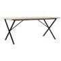 Esstisch mit massivem Kiefernholzrahmen und Eisen 180x90x75,5 cm. von , Küchen- und Esstische - Ref: Foro24-3282766, Preis: 1...