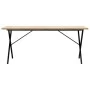 Esstisch mit massivem Kiefernholzrahmen und Eisen 180x90x75,5 cm. von , Küchen- und Esstische - Ref: Foro24-3282766, Preis: 1...