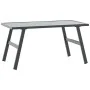 Garden bench with 6-piece cushions, steel frame with black powder coating. by , garden benches - Ref: Foro24-3283729, Price: ...