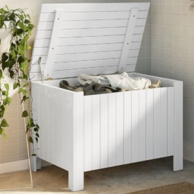 Massive Holz-Aufbewahrungsbox und Deckel FROSCH weiß 80x49x54 cm von , Aufbewahrungskisten - Ref: Foro24-4002330, Preis: 100,...