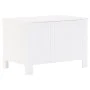 Storage box with lid FROG solid white wood 80x49x54 cm by , Storage trunks - Ref: Foro24-4002330, Price: 99,39 €, Discount: %