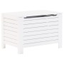 Aufbewahrungsbox und Deckel FROSCH Massivholz weiß 100x49x54cm von , Aufbewahrungskisten - Ref: Foro24-4002324, Preis: 108,09...