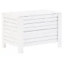 Storage box with lid FROG solid white wood 100x49x54cm by , Storage trunks - Ref: Foro24-4002324, Price: 104,44 €, Discount: %
