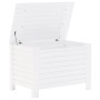 Aufbewahrungsbox und Deckel FROSCH Massivholz weiß 100x49x54cm von , Aufbewahrungskisten - Ref: Foro24-4002324, Preis: 108,09...