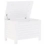 Storage box with lid FROG solid white wood 100x49x54cm by , Storage trunks - Ref: Foro24-4002324, Price: 104,44 €, Discount: %