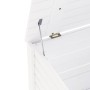 Aufbewahrungsbox und Deckel FROSCH Massivholz weiß 100x49x54cm von , Aufbewahrungskisten - Ref: Foro24-4002324, Preis: 108,09...