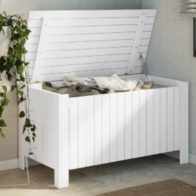 Aufbewahrungsbox und Deckel FROSCH Massivholz weiß 100x49x54cm von , Aufbewahrungskisten - Ref: Foro24-4002332, Preis: 114,55...