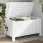 Aufbewahrungsbox und Deckel FROSCH Massivholz weiß 100x49x54cm von , Aufbewahrungskisten - Ref: Foro24-4002332, Preis: 112,30...