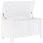 Aufbewahrungsbox und Deckel FROSCH Massivholz weiß 100x49x54cm von , Aufbewahrungskisten - Ref: Foro24-4002332, Preis: 114,55...