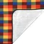 Faltbare Picknickdecke aus Samt mit karierten Farben 200x200 cm. von , Camping und Wandern - Ref: Foro24-4004209, Preis: 30,9...