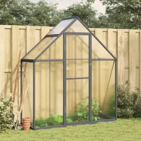 Greenhouse with anthracite aluminum base frame 169x58x195 cm by , Greenhouses - Ref: Foro24-4005818, Price: 370,60 €, Discoun...