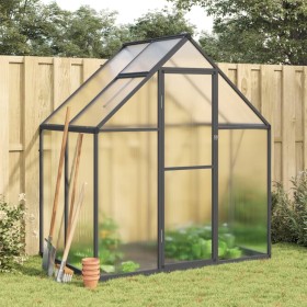 Gewächshaus mit anthrazitfarbenem Aluminiumrahmen, 169x114x195 cm. von , Gewächshäuser - Ref: Foro24-4005824, Preis: 457,56 €...