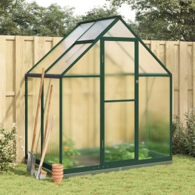 Greenhouse with green aluminum base frame 169x114x202 cm by , Greenhouses - Ref: Foro24-4005826, Price: 352,09 €, Discount: %