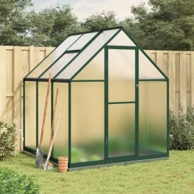 Greenhouse with green aluminum base frame 169x169x202 cm by , Greenhouses - Ref: Foro24-4005832, Price: 434,28 €, Discount: %