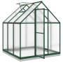 Invernadero con marco base aluminio verde 169x169x202 cm de , Invernaderos - Ref: Foro24-4005832, Precio: 442,63 €, Descuento: %