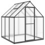 Invernadero con marco base aluminio antracita 169x169x195 cm de , Invernaderos - Ref: Foro24-4005830, Precio: 459,07 €, Descu...