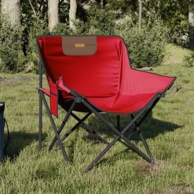 Folding camping chairs with pocket, 2 units, red. by , Garden chairs - Ref: Foro24-366549, Price: 58,18 €, Discount: %