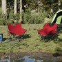 Folding camping chairs with pocket, 2 units, red. by , Garden chairs - Ref: Foro24-366549, Price: 59,74 €, Discount: %