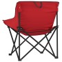 Folding camping chairs with pocket, 2 units, red. by , Garden chairs - Ref: Foro24-366549, Price: 59,74 €, Discount: %