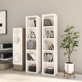CD shelf 2 pcs plywood 21x16x93.5 cm by vidaXL, CD and DVD storage - Ref: Foro24-802696, Price: 47,54 €, Discount: %