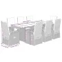 Set comedor jardín 9 pzas y cojines ratán sintético gris de , Conjuntos de jardín - Ref: Foro24-3277597, Precio: 1,00 €, Desc...