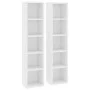 CD-Regal 2 Stück Sperrholz 21x16x93,5 cm von vidaXL, CD- und DVD-Speicher - Ref: Foro24-802696, Preis: 47,60 €, Rabatt: %