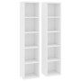 CD-Regal 2 Stück Sperrholz 21x16x93,5 cm von vidaXL, CD- und DVD-Speicher - Ref: Foro24-802696, Preis: 47,54 €, Rabatt: %