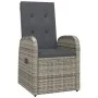 Set comedor jardín 9 pzas y cojines ratán sintético gris de , Conjuntos de jardín - Ref: Foro24-3277605, Precio: 1,00 €, Desc...