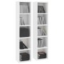 CD-Regal 2 Stück Sperrholz 21x16x93,5 cm von vidaXL, CD- und DVD-Speicher - Ref: Foro24-802696, Preis: 47,54 €, Rabatt: %