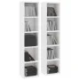CD shelf 2 pcs plywood 21x16x93.5 cm by vidaXL, CD and DVD storage - Ref: Foro24-802696, Price: 47,60 €, Discount: %