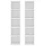 CD-Regal 2 Stück Sperrholz 21x16x93,5 cm von vidaXL, CD- und DVD-Speicher - Ref: Foro24-802696, Preis: 47,60 €, Rabatt: %