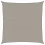 Square shade sail in light gray HDPE 160 g/m² 5x5 m by , Umbrellas - Ref: Foro24-4001970, Price: 56,65 €, Discount: %