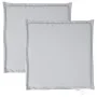 Garden seat cushions, square, 2 units, light gray, 45x45x2 cm by , Cushions for chairs and sofas - Ref: Foro24-847723, Price:...