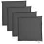 Garden seat cushions square 4 pcs anthracite 45x45x2 cm by , Cushions for chairs and sofas - Ref: Foro24-847728, Price: 29,14...