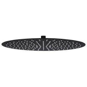 Schwarzer runder Duschkopf aus Edelstahl mit Regeneffekt, 40 cm von vidaXL, Duschköpfe - Ref: Foro24-147693, Preis: 53,70 €, ...