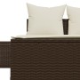 Doppel-Liegestuhl mit braunen Kunststoff-Rattan-Kissen. von , Liegen - Ref: Foro24-368390, Preis: 275,53 €, Rabatt: %