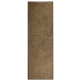 Braune waschbare Fußmatte 60x180 cm von vidaXL, Fußmatten - Ref: Foro24-323435, Preis: 52,18 €, Rabatt: %