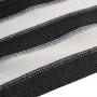 Grau-anthrazit und weißes HDPE-Privatsphärennetz 2x50 m 75 g/m² von , Sonnenschirme - Ref: Foro24-4003667, Preis: 68,72 €, Ra...