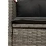 Garden chairs and table with cushions 3 pieces gray PE rattan by , Garden sets - Ref: Foro24-365658, Price: 266,87 €, Discoun...