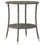 Garden chairs and table with cushions 3 pieces gray PE rattan by , Garden sets - Ref: Foro24-365658, Price: 266,87 €, Discoun...