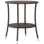 Gartenstühle und Tischchen mit Kissen, 3-teilig, aus braunem PE-Rattan. von , Gartensets - Ref: Foro24-365653, Preis: 222,14 ...